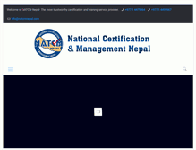 Tablet Screenshot of natcmnepal.com